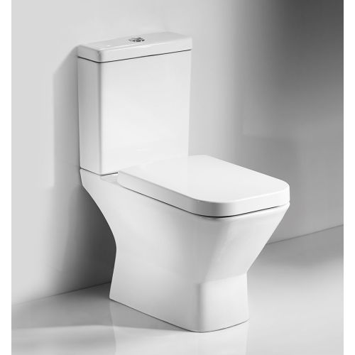 ΛΕΚΑΝΗ WC ΧΑΜΗΛΗΣ ΠΙΕΣΗΣ ΠΙΣΩ/ΚΑΤΩΣΤΟΜΙΑ ΚΟΜΠΛΕ SEREL DIAGONAL DG1500 White 66,5x37 cm